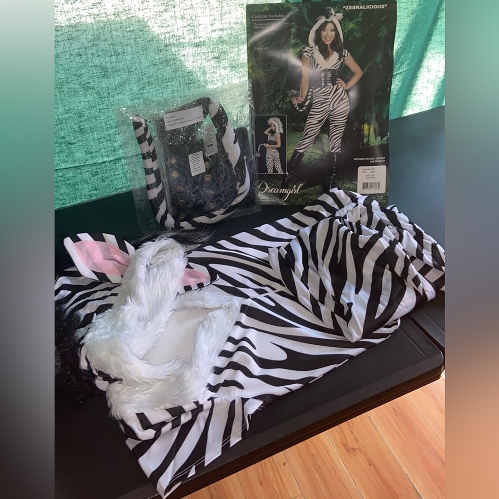 🎃 Halloween Costume Sexy Zebralicious 🦓 Size Small 2-6 - Picture 4 of 5